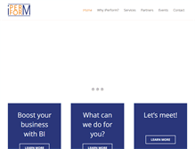 Tablet Screenshot of iperform.be