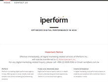 Tablet Screenshot of iperform.com